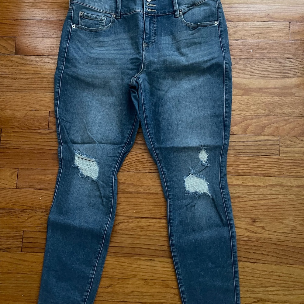 Torrid Distressed Skinny Jeans